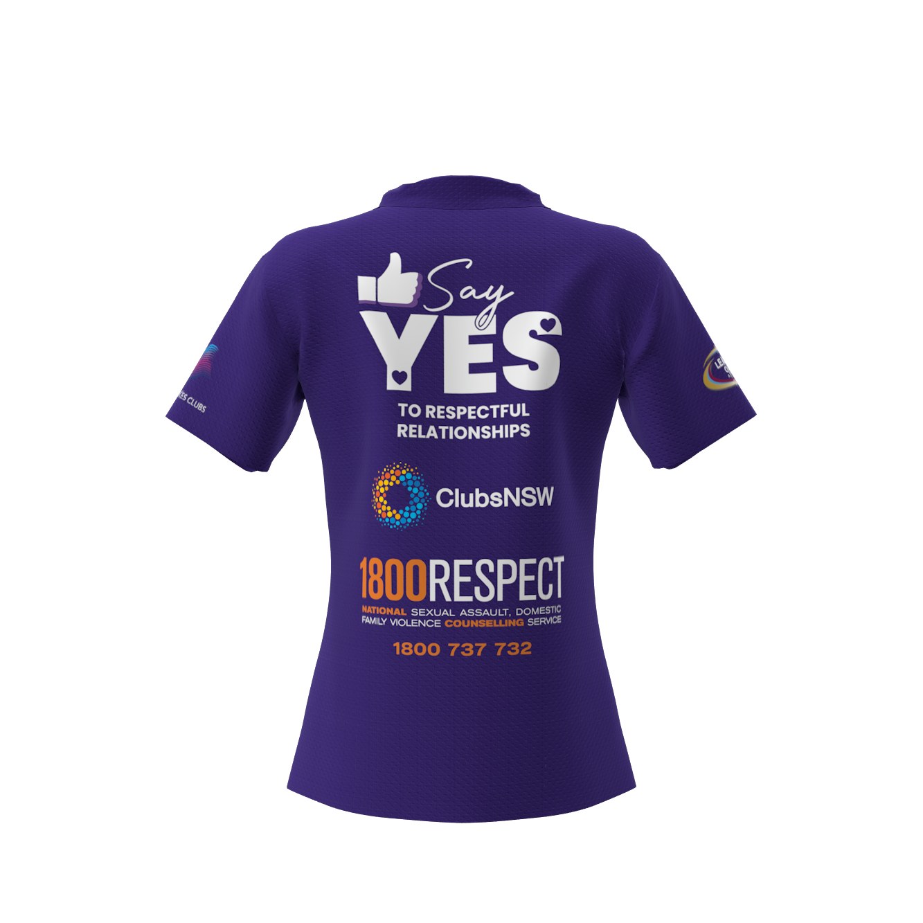 Clubs Womens Purple Polo