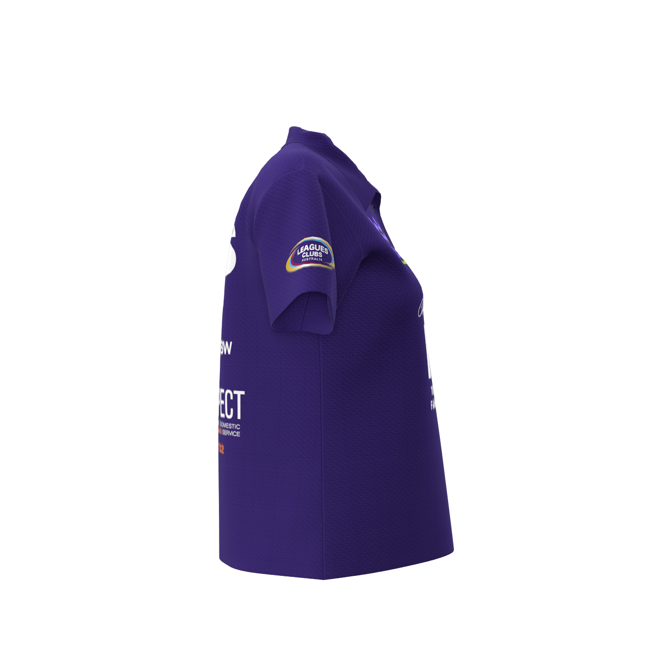 Clubs Womens Purple Polo