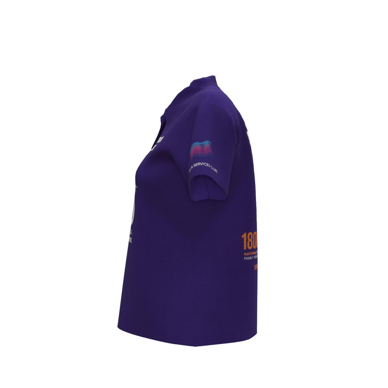 Clubs Womens Purple Polo