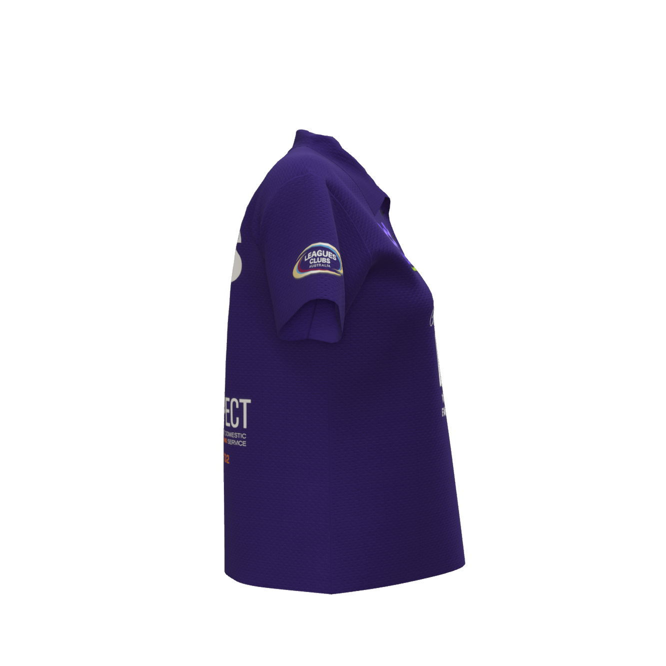 Clubs Womens Purple Polo