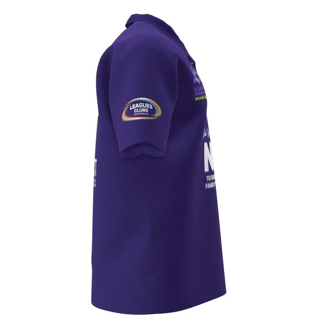 Clubs Mens Purple Polo