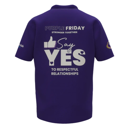 Clubs Mens Purple Polo