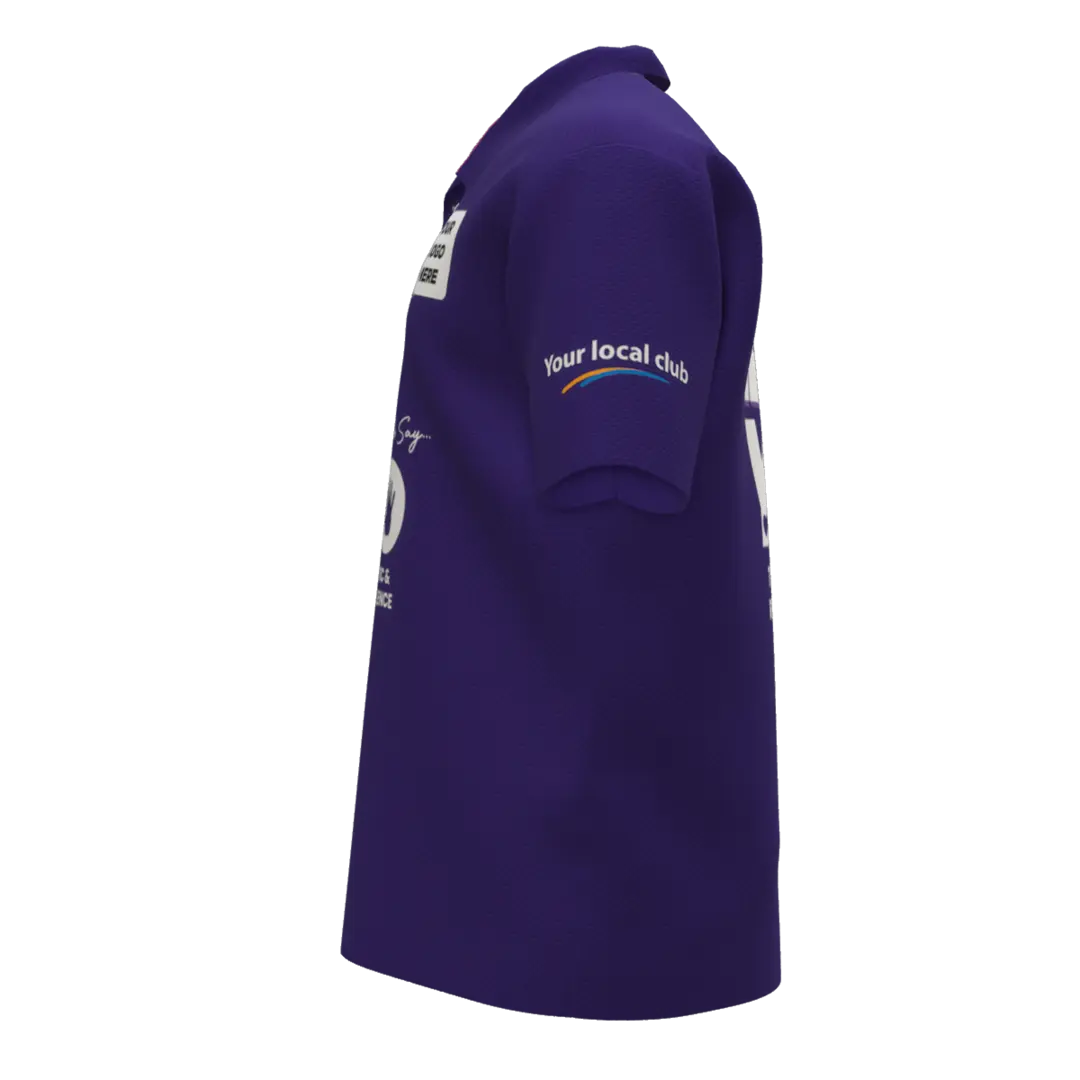 Clubs Mens Purple Polo