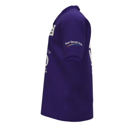 Clubs Mens Purple Polo