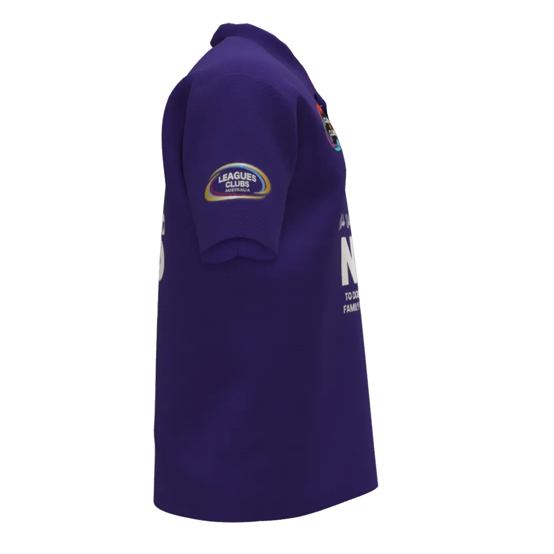 Clubs Mens Purple Polo