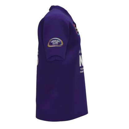 Clubs Mens Purple Polo