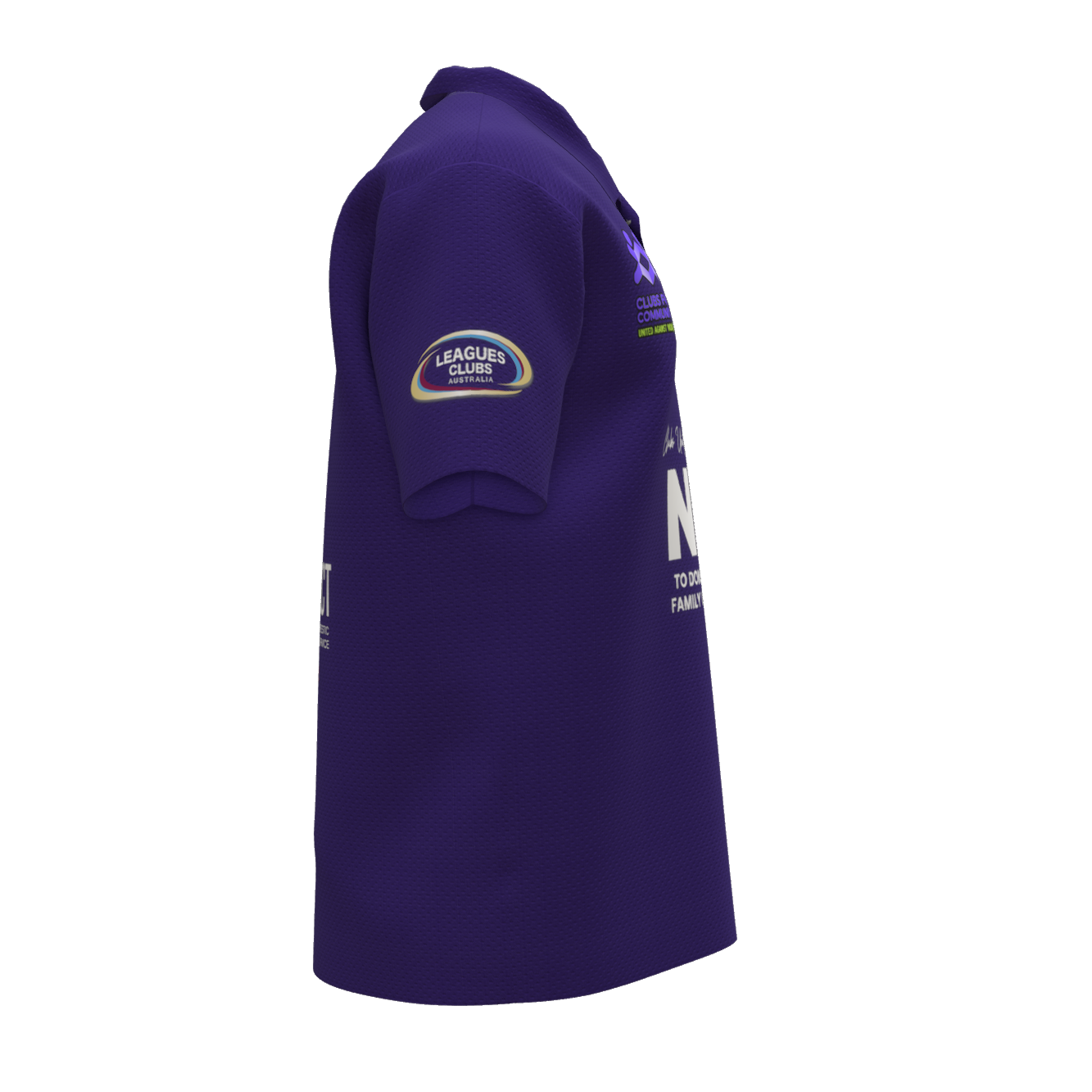 Clubs Mens Purple Polo