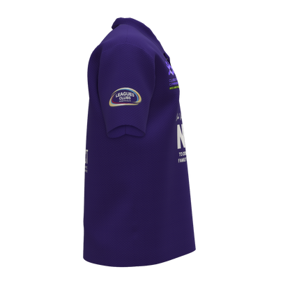 Clubs Mens Purple Polo
