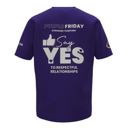 Clubs Mens Purple Tee