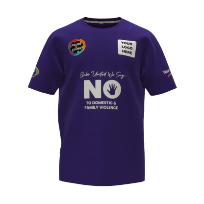 Clubs Mens Purple Tee