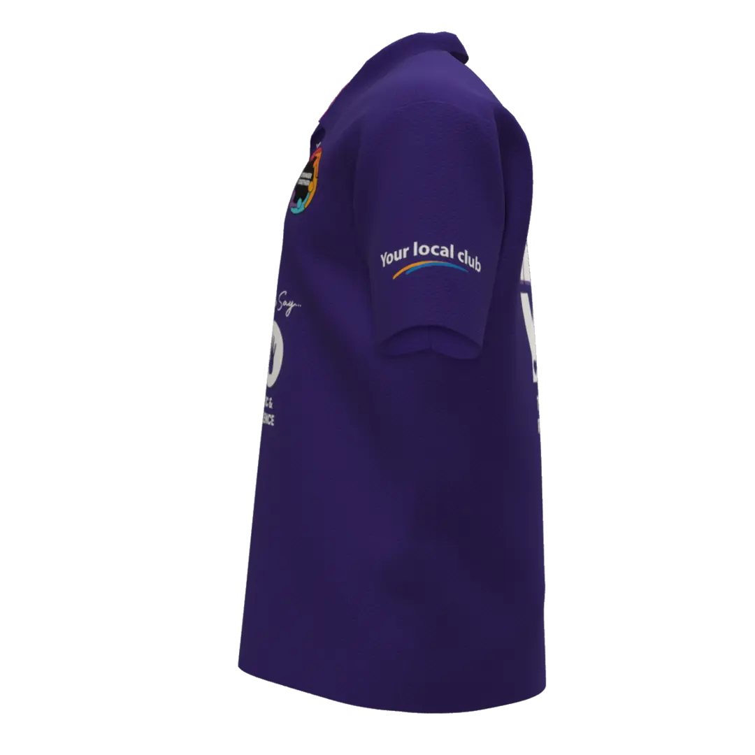 Mens Purple Polo