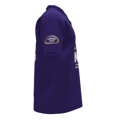Mens Purple Polo