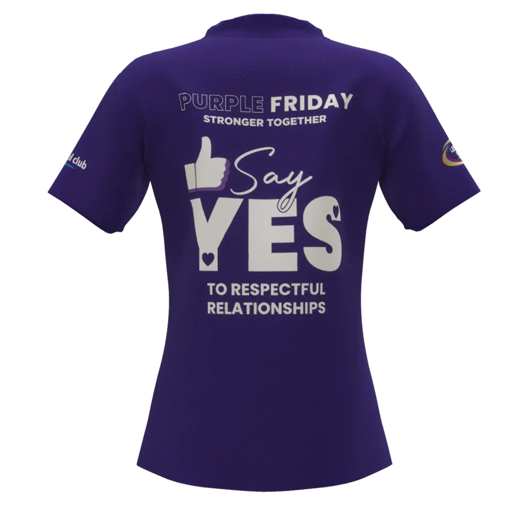 Womens Purple Polo