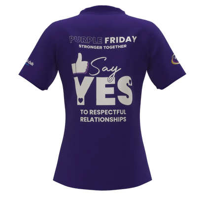 Womens Purple Polo