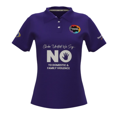 Womens Purple Polo