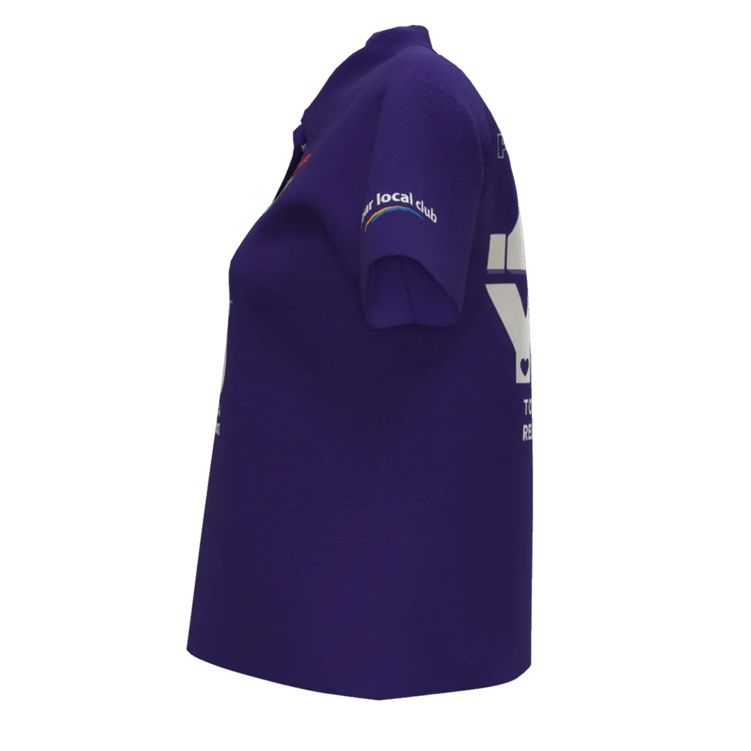 Womens Purple Polo