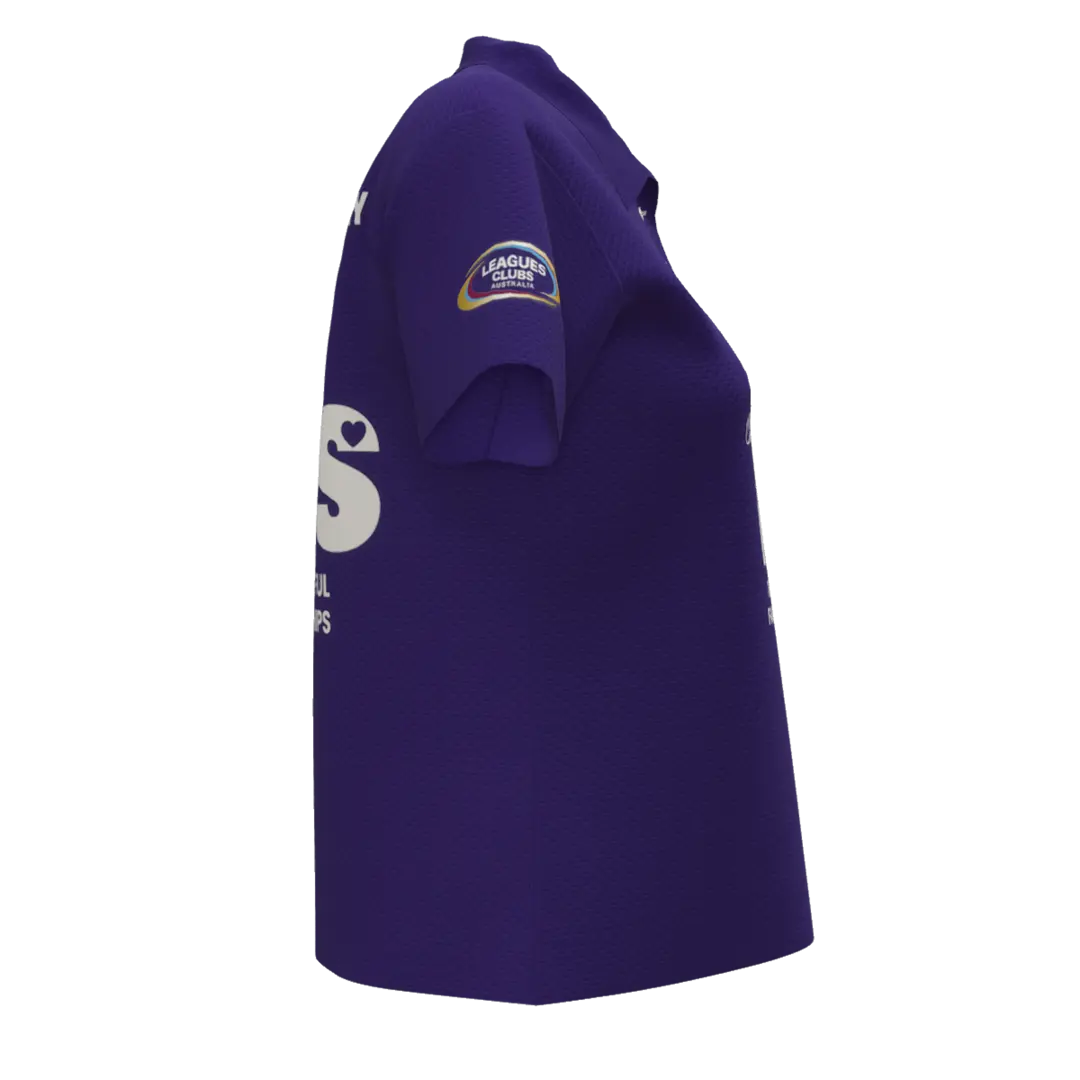 Womens Purple Polo