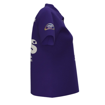 Womens Purple Polo