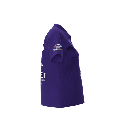 Clubs Womens Purple Polo
