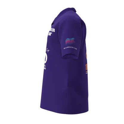 Clubs Mens Purple Polo