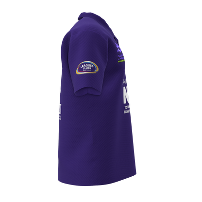 Clubs Mens Purple Polo