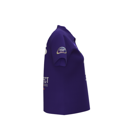Clubs Womens Purple Polo