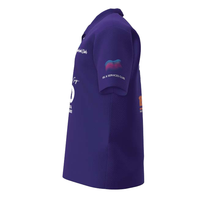 Clubs Mens Purple Polo