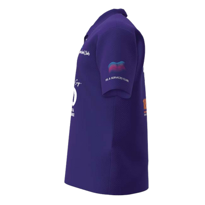 Clubs Mens Purple Polo