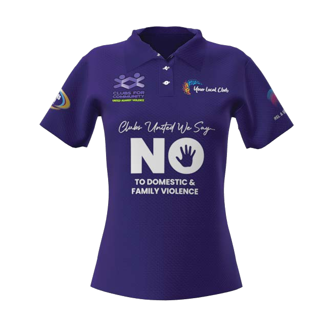 Clubs Womens Purple Polo