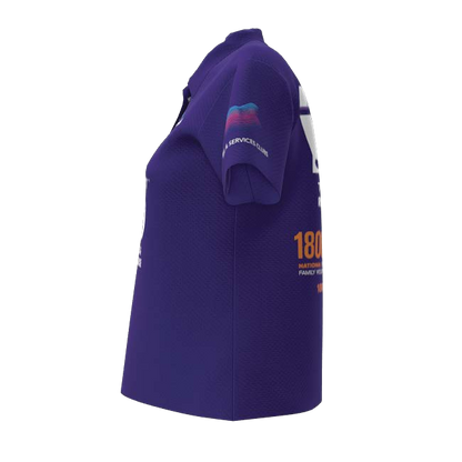 Clubs Womens Purple Polo