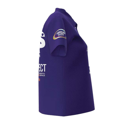 Clubs Womens Purple Polo